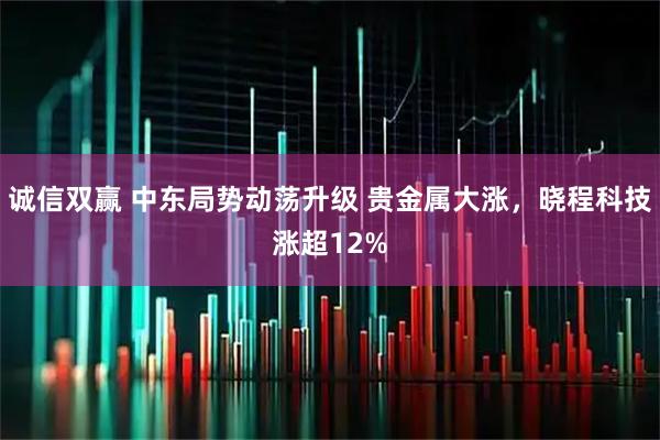 诚信双赢 中东局势动荡升级 贵金属大涨，晓程科技涨超12%