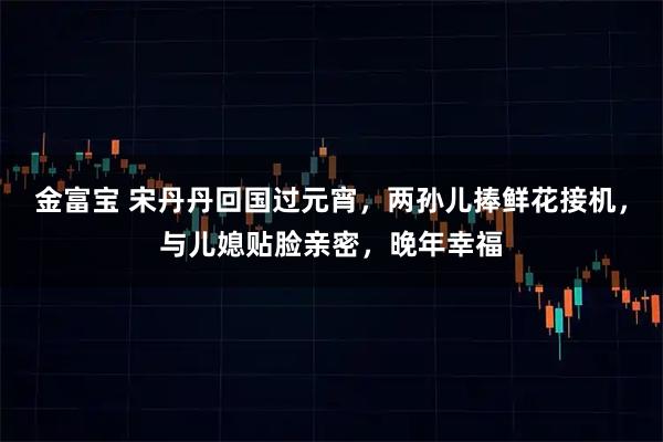 金富宝 宋丹丹回国过元宵，两孙儿捧鲜花接机，与儿媳贴脸亲密，晚年幸福