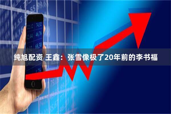 纯旭配资 王鑫:张雪像极了20年前的李书福