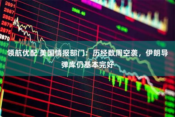 领航优配 美国情报部门：历经数周空袭，伊朗导弹库仍基本完好