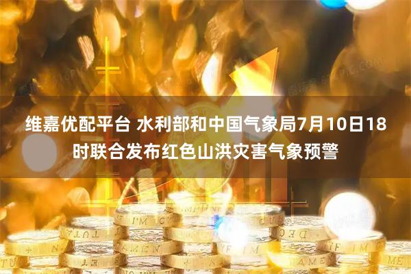 维嘉优配平台 水利部和中国气象局7月10日18时联合发布红色山洪灾害气象预警